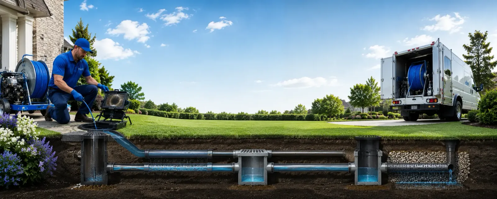 Outdoor drain cleaning information for Moline, IL